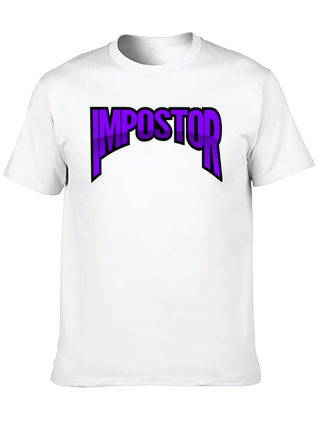 Impostor T-Shirt - Black Crew Neck Graphic Tee