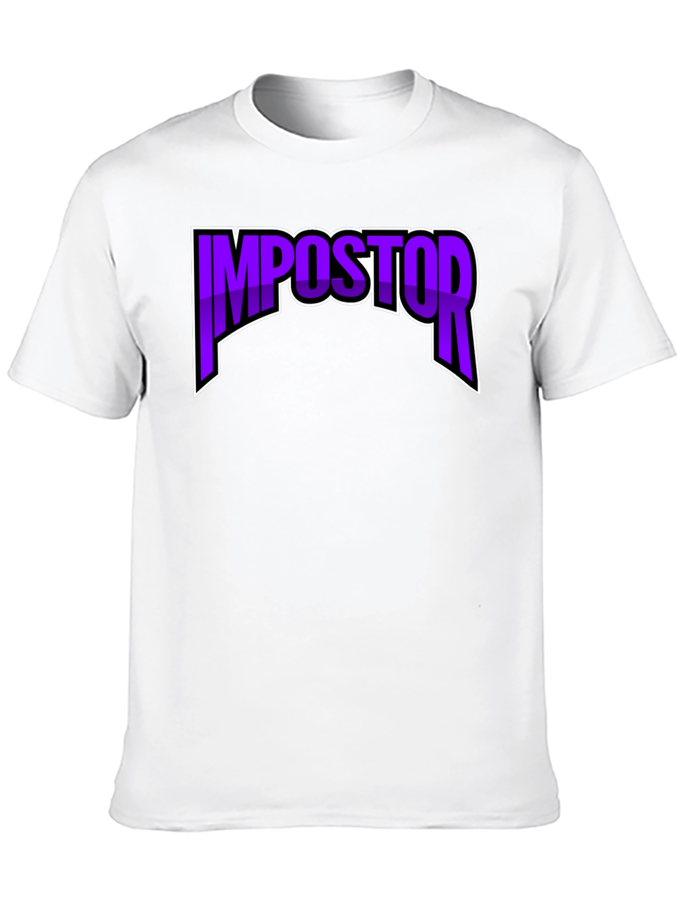 Impostor T-Shirt - Black Crew Neck Graphic Tee