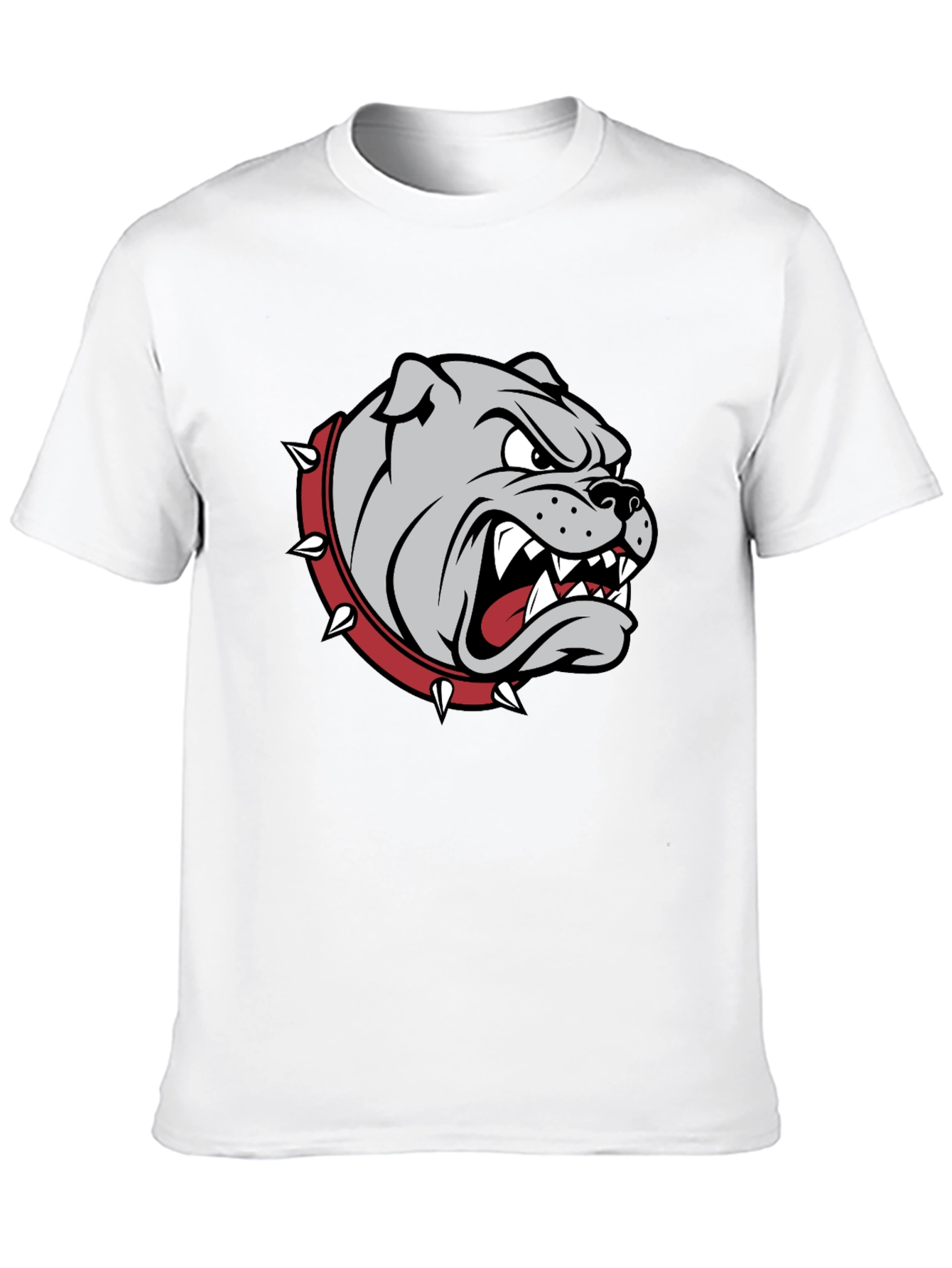 Mens Bulldog Graphic T-Shirt - Black