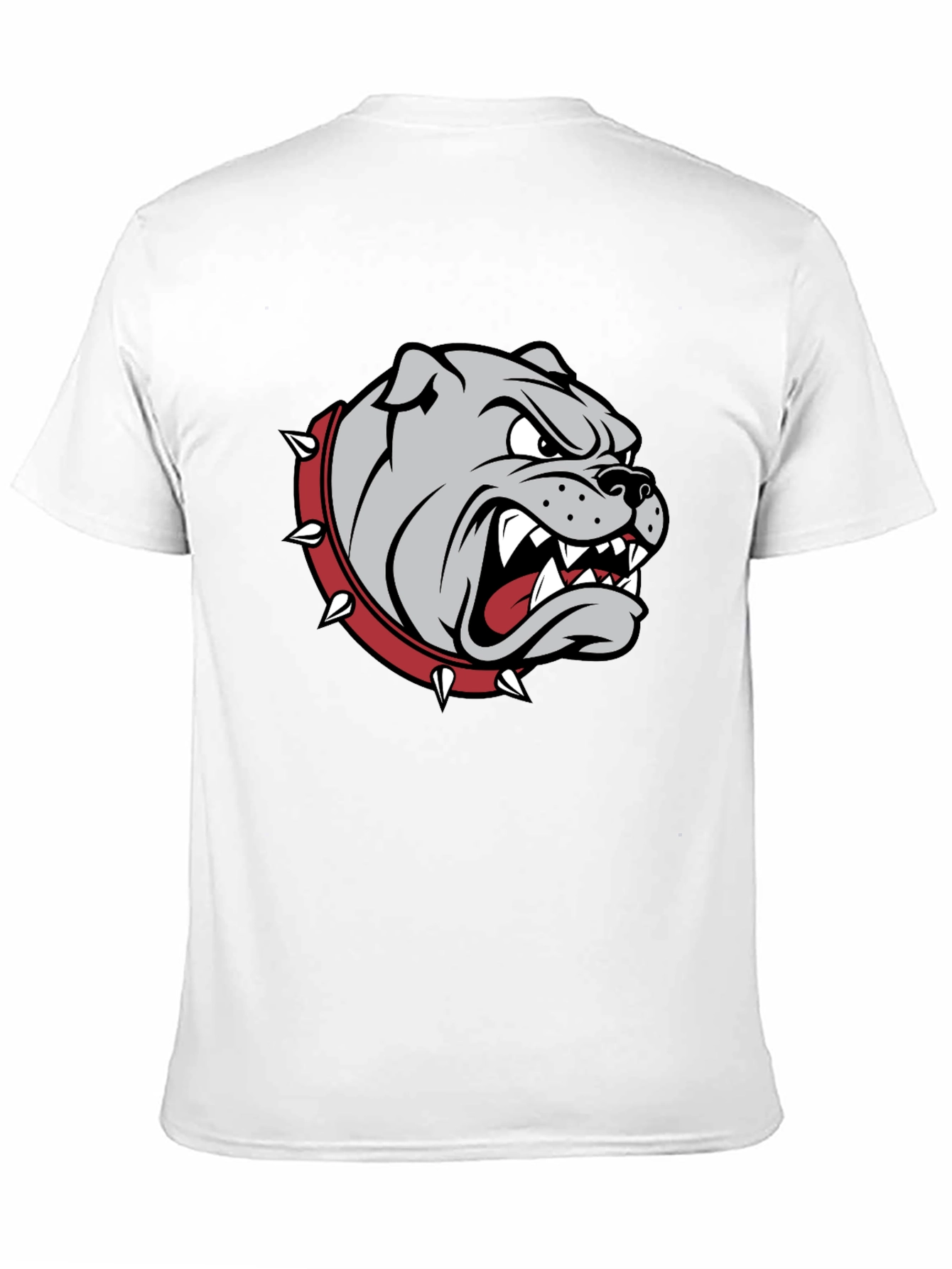 Mens Bulldog Graphic T-Shirt - Black