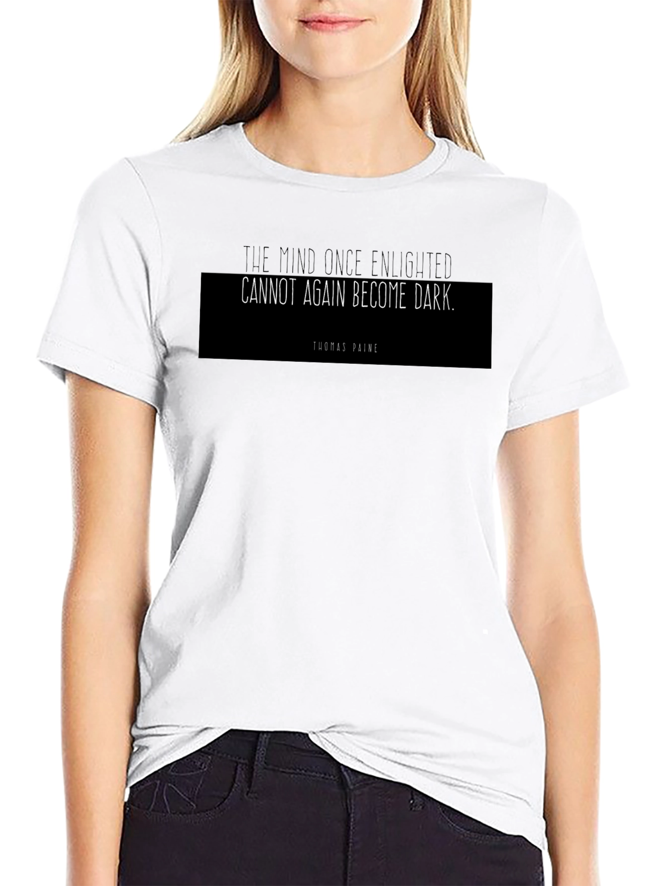 Enlightened Mind Thomas Paine Quote T-Shirt