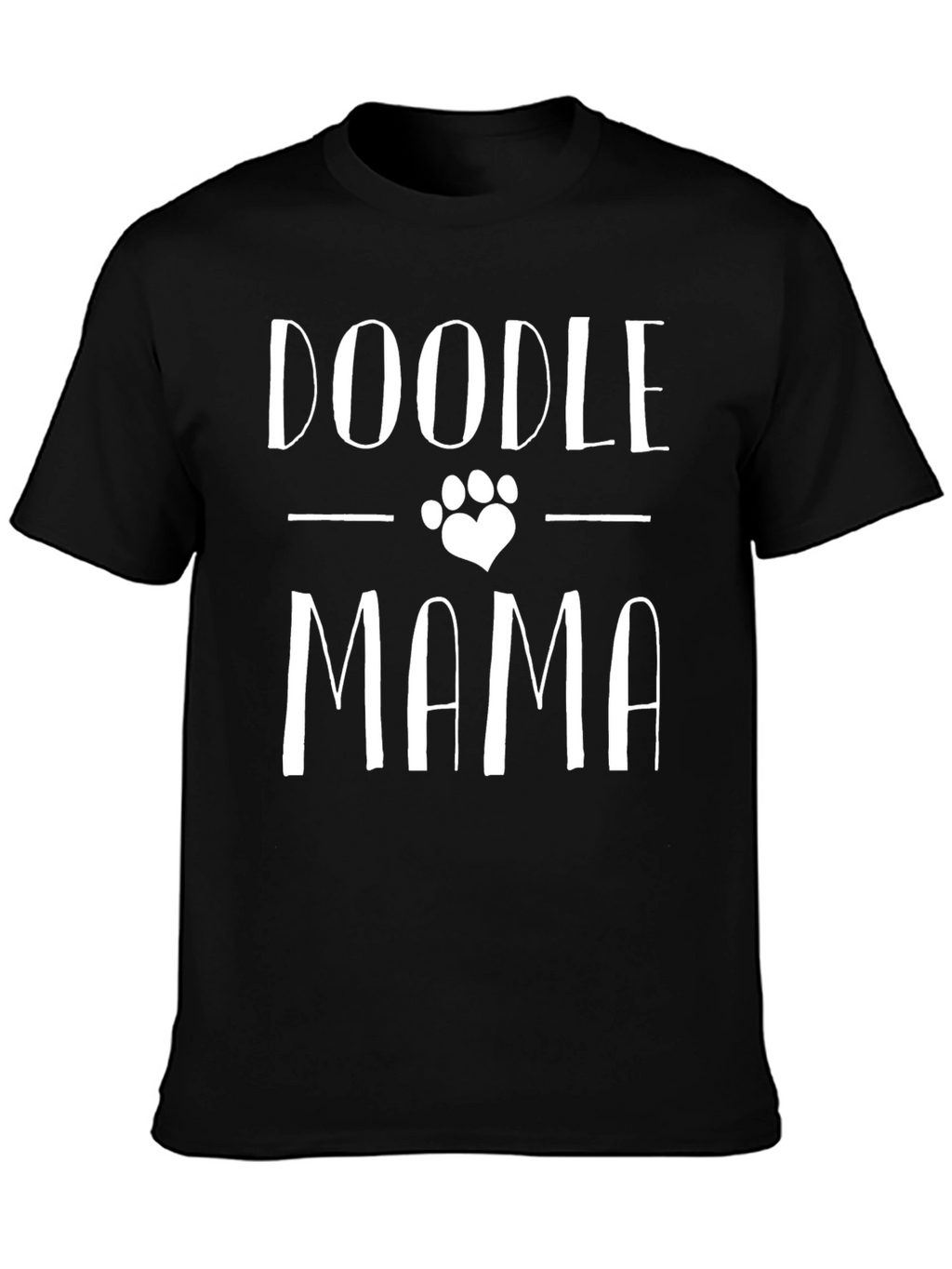 Doodle Mama T-Shirt - Dog Paw Print