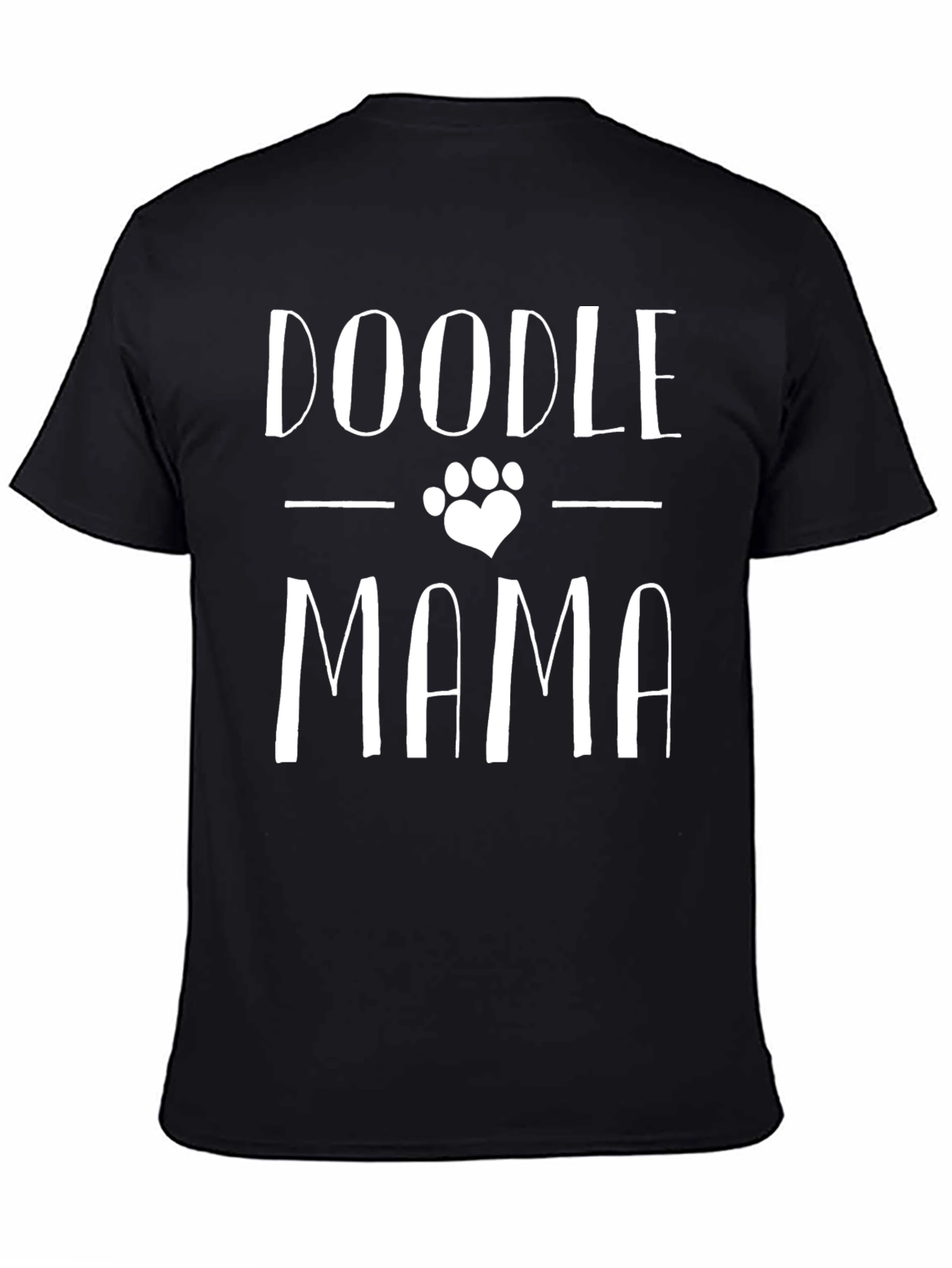 Doodle Mama T-Shirt - Dog Paw Print