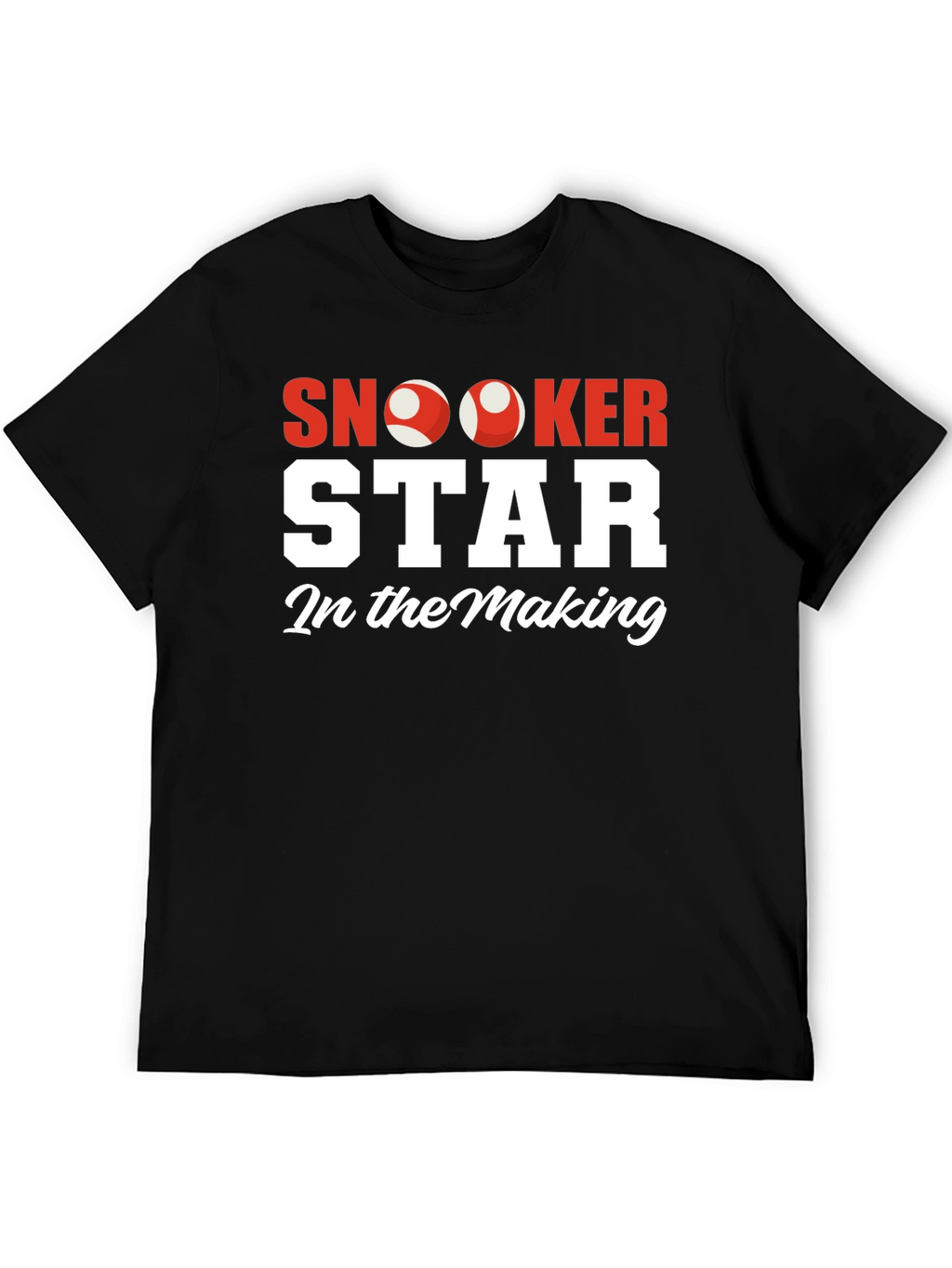 Snooker Star In The Making Black T-Shirt