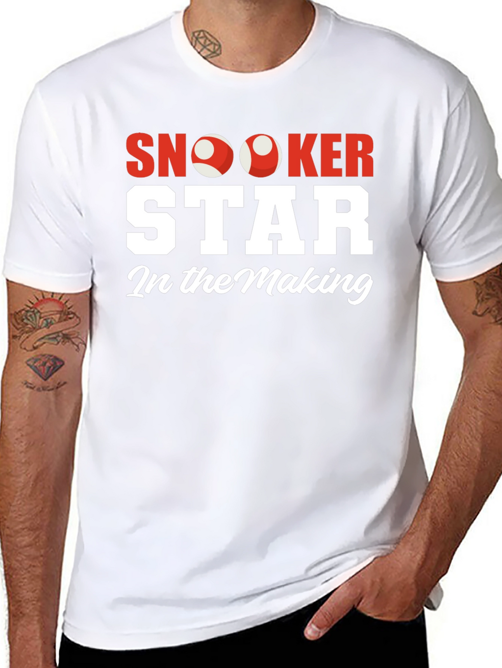 Snooker Star In The Making Black T-Shirt