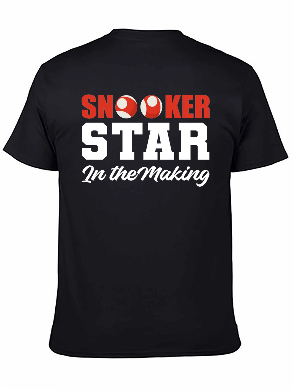 Snooker Star In The Making Black T-Shirt