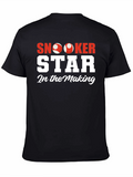 Snooker Star In The Making Black T-Shirt