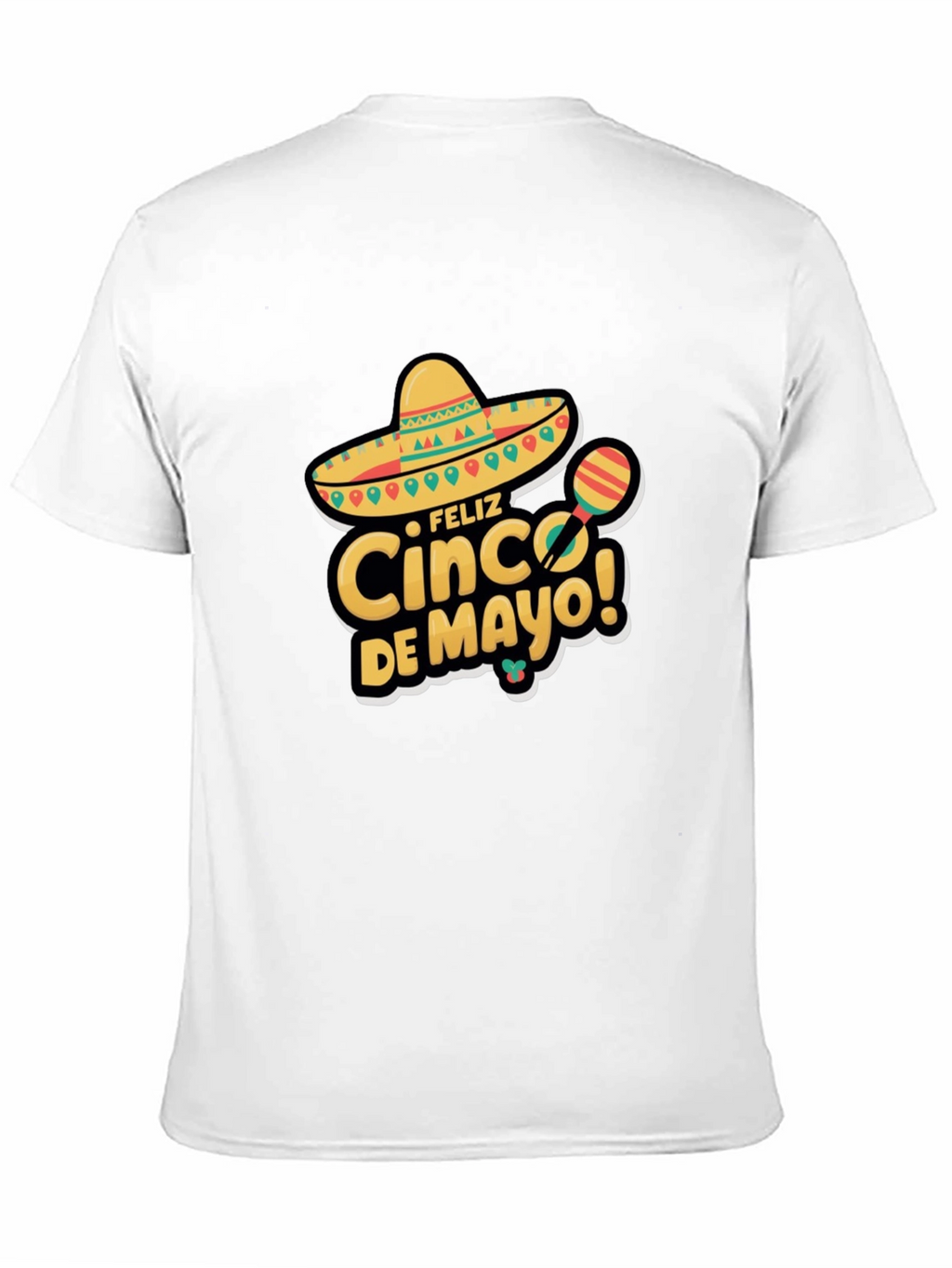 Feliz Cinco de Mayo Black T-Shirt