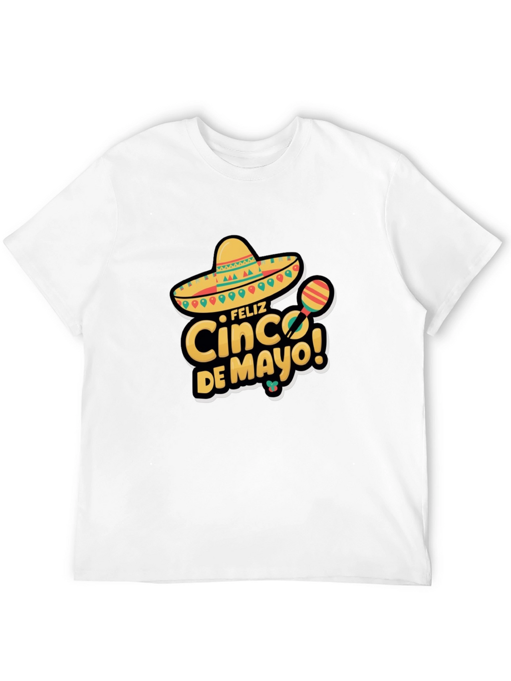 Feliz Cinco de Mayo Black T-Shirt