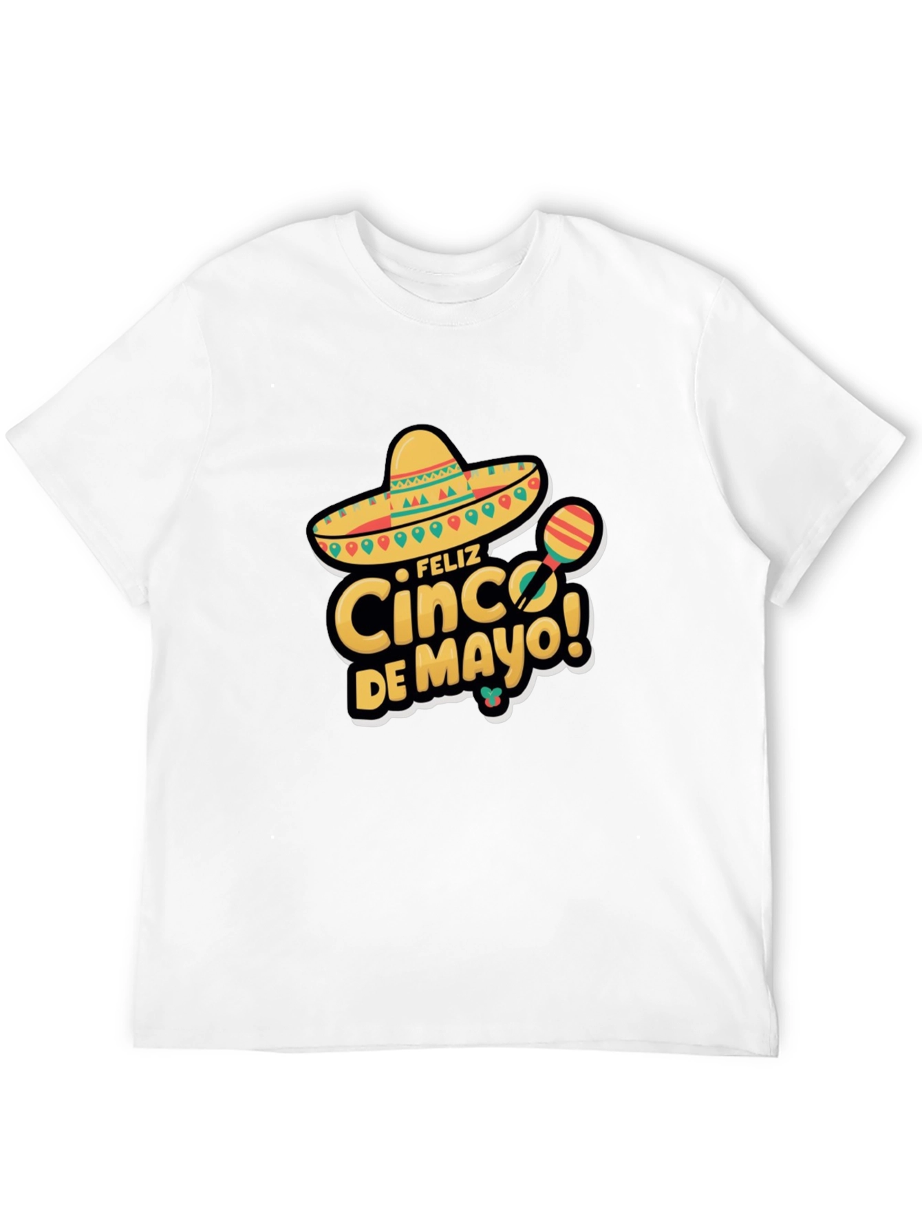 Feliz Cinco de Mayo Black T-Shirt