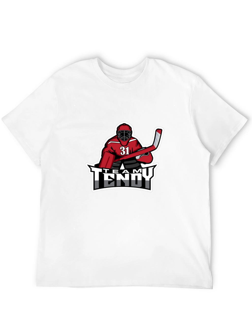 Team Tendy Hockey Goalie Graphic T-Shirt