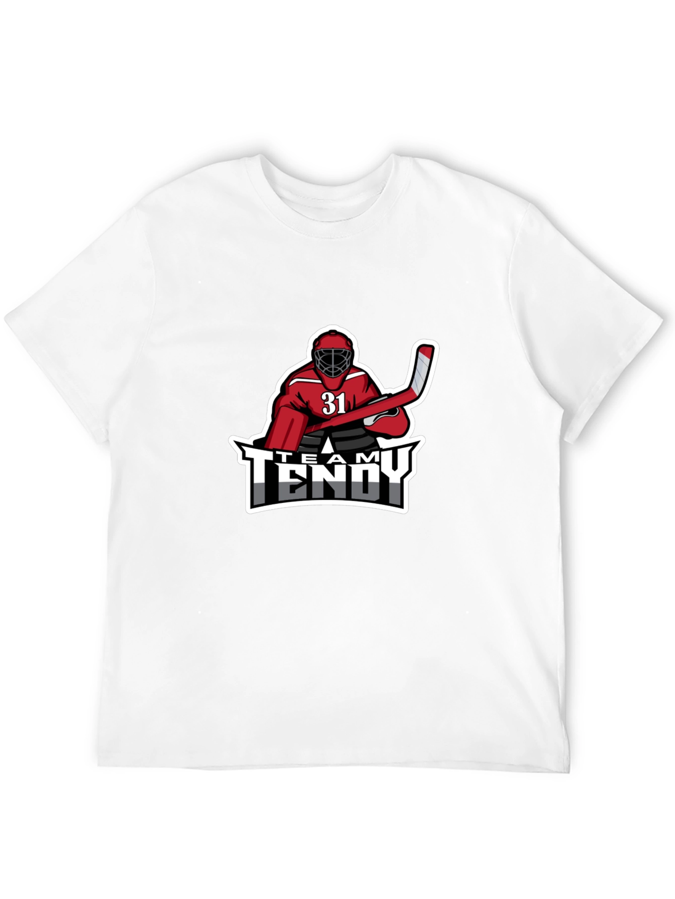Team Tendy Hockey Goalie Graphic T-Shirt