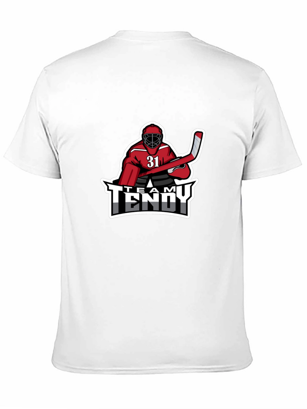 Team Tendy Hockey Goalie Graphic T-Shirt