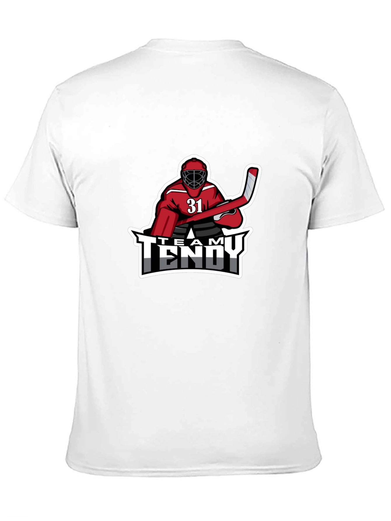 Team Tendy Hockey Goalie Graphic T-Shirt