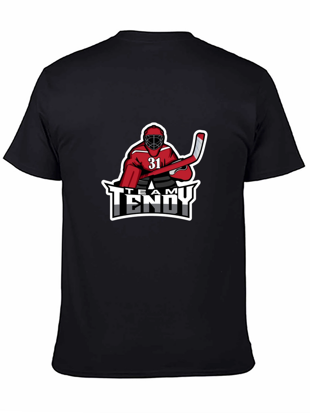 Team Tendy Hockey Goalie Graphic T-Shirt