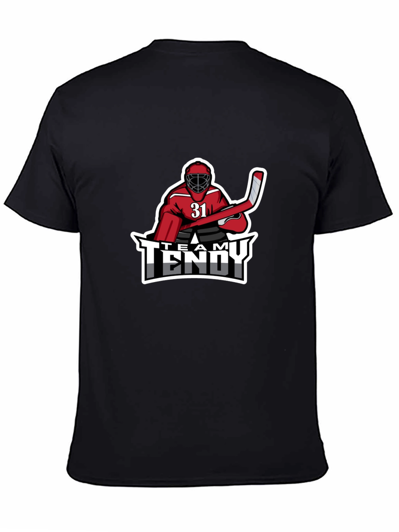 Team Tendy Hockey Goalie Graphic T-Shirt