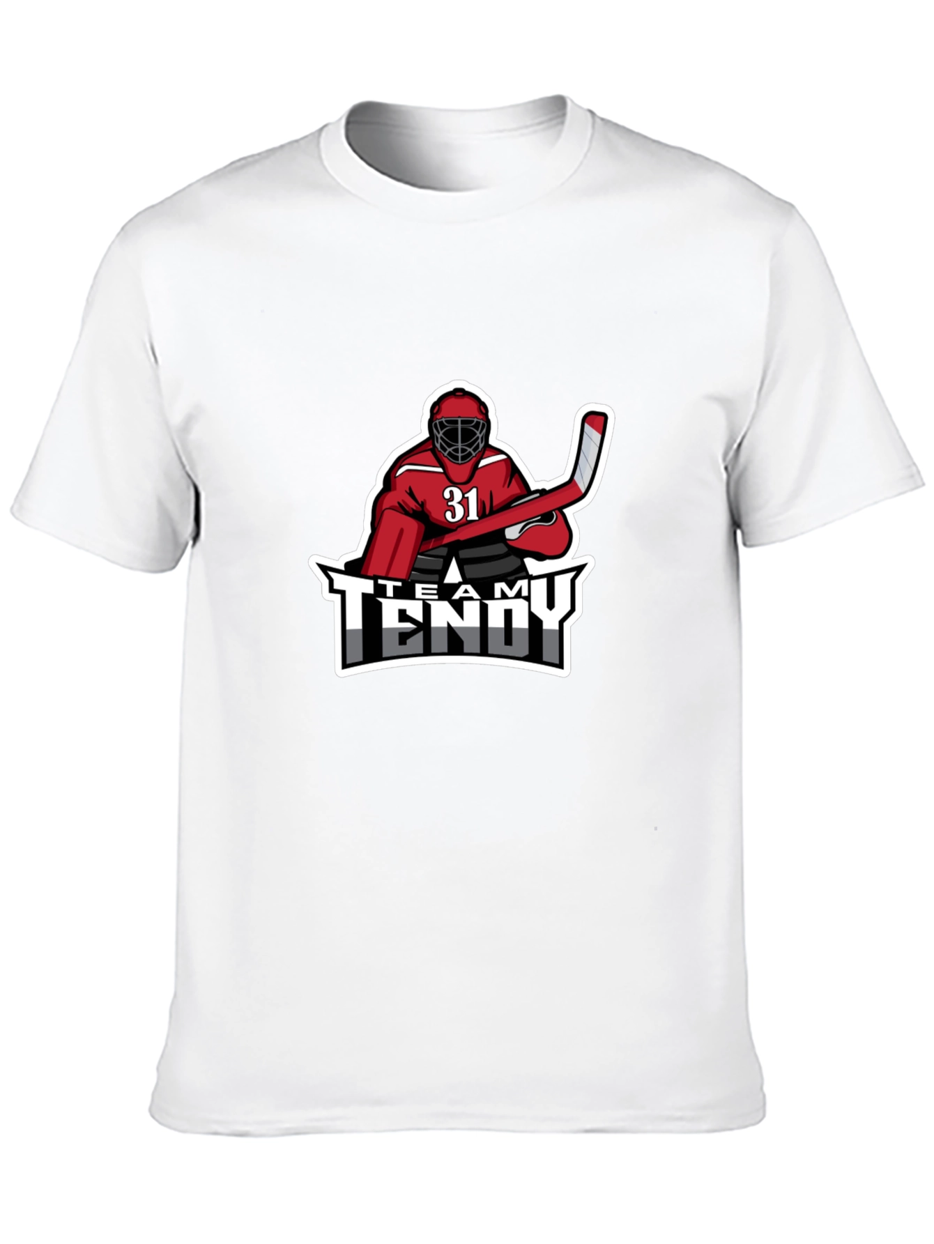 Team Tendy Hockey Goalie Graphic T-Shirt