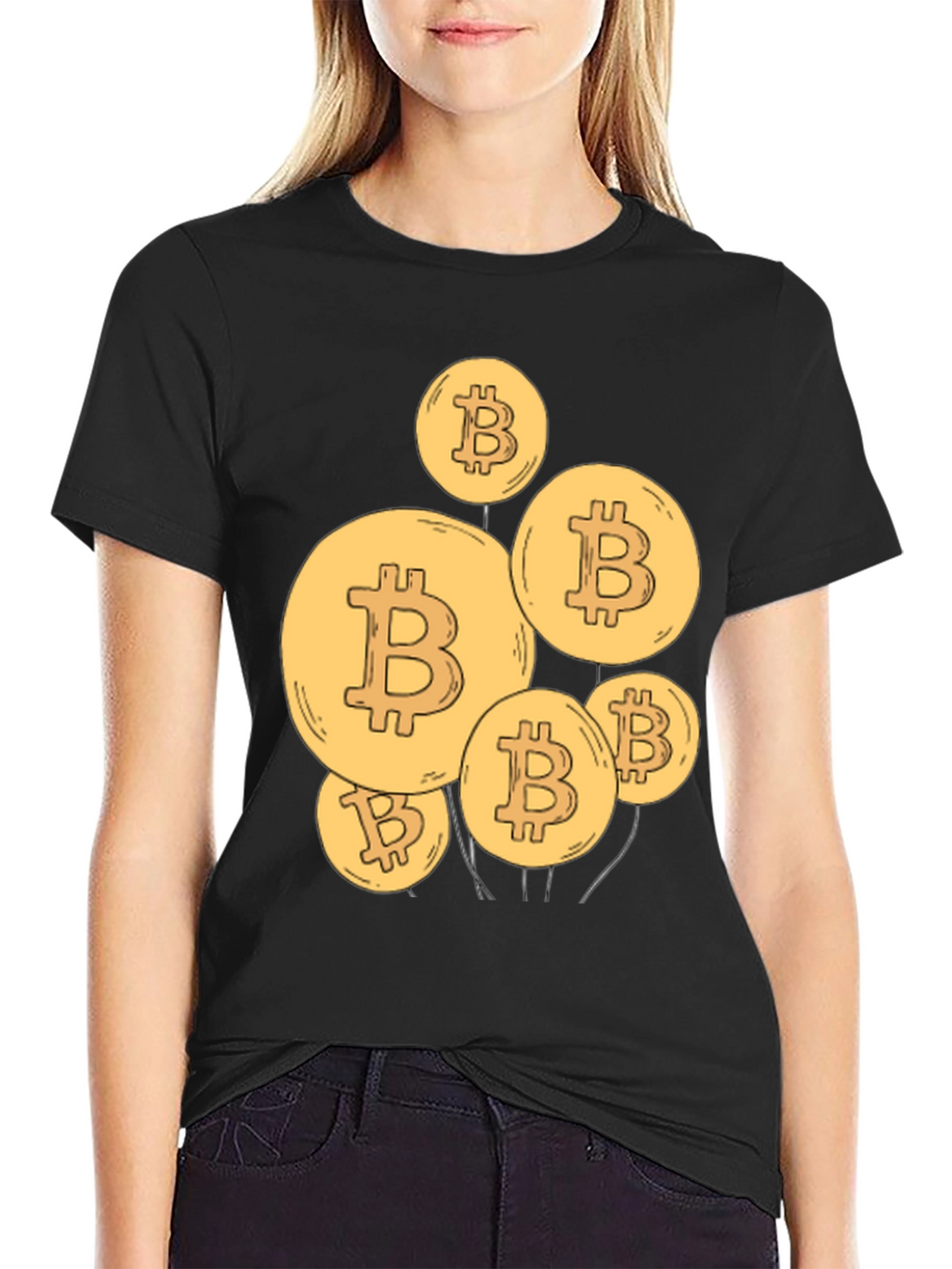 Bitcoin Balloon T-Shirt - Crypto Currency Tee