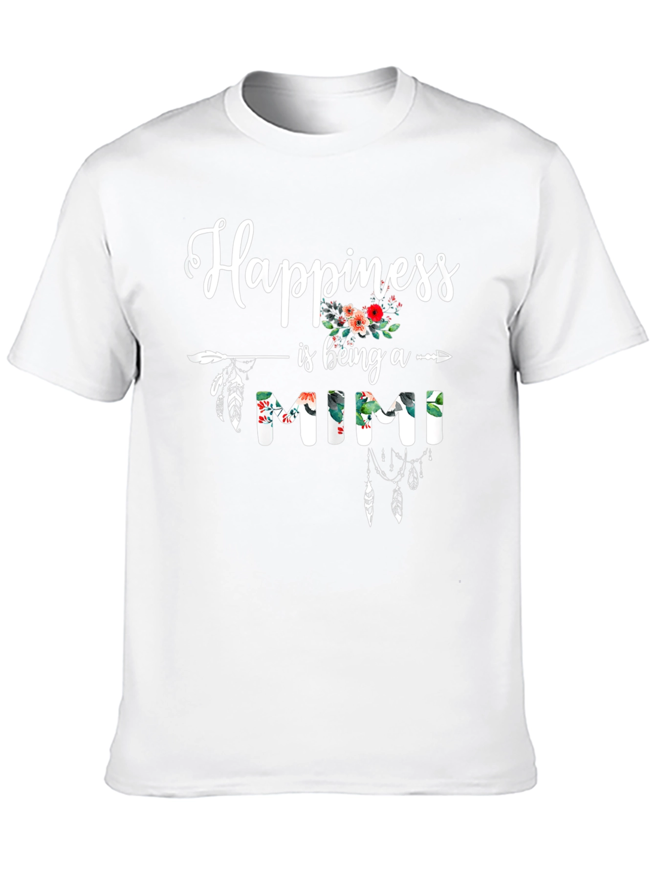 Happiness is being a Mimi Black T-Shirt