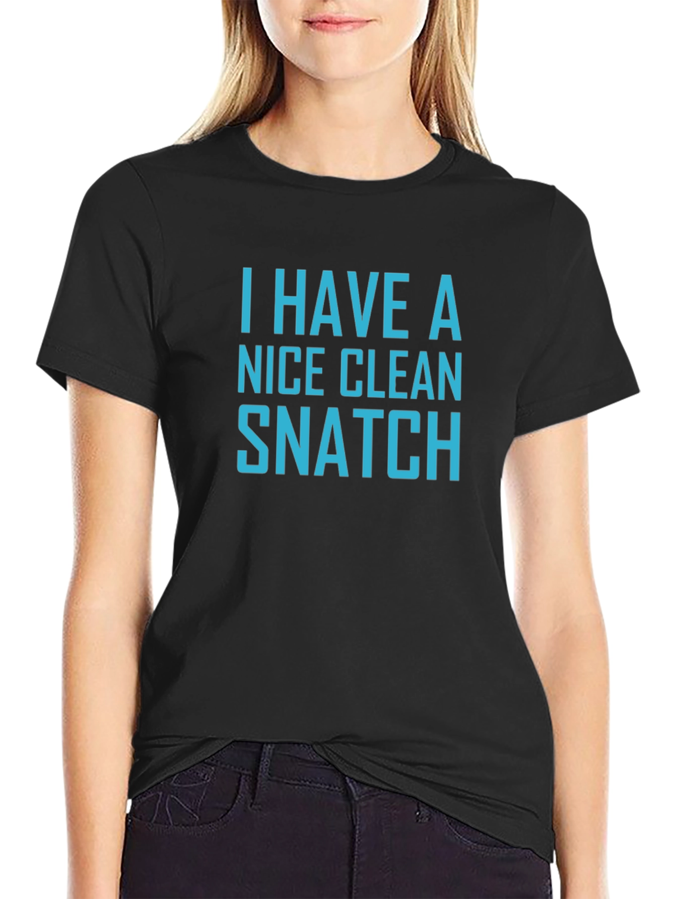 Funny Weightlifting T-Shirt - Clean Snatch