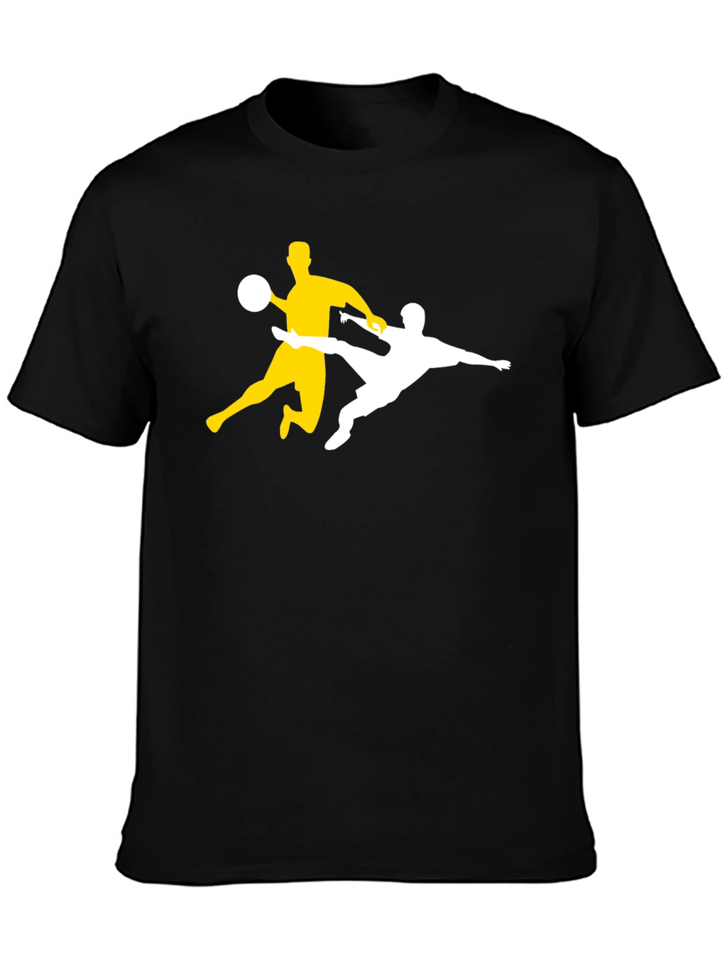 Soccer Players Black T-Shirt