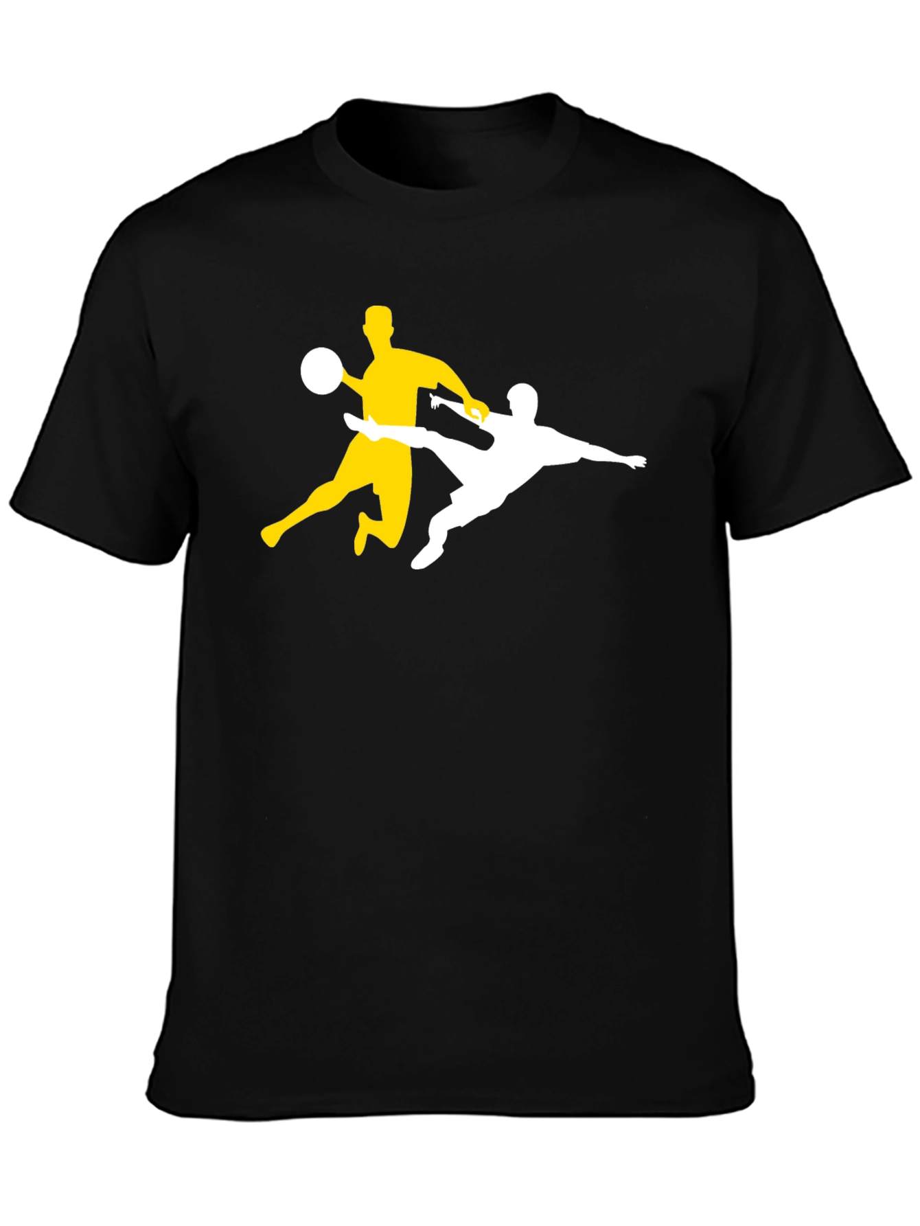 Soccer Players Black T-Shirt