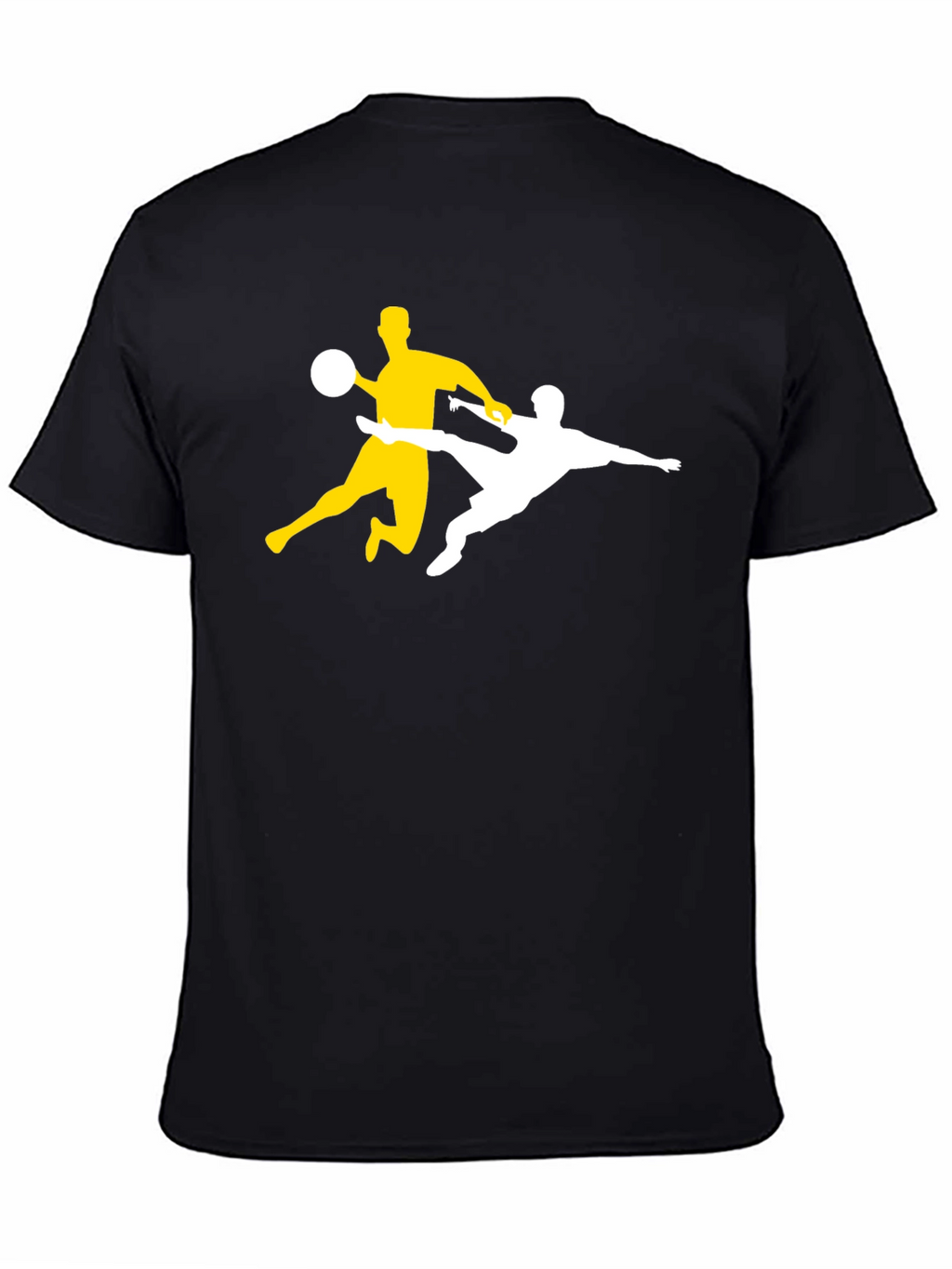 Soccer Players Black T-Shirt