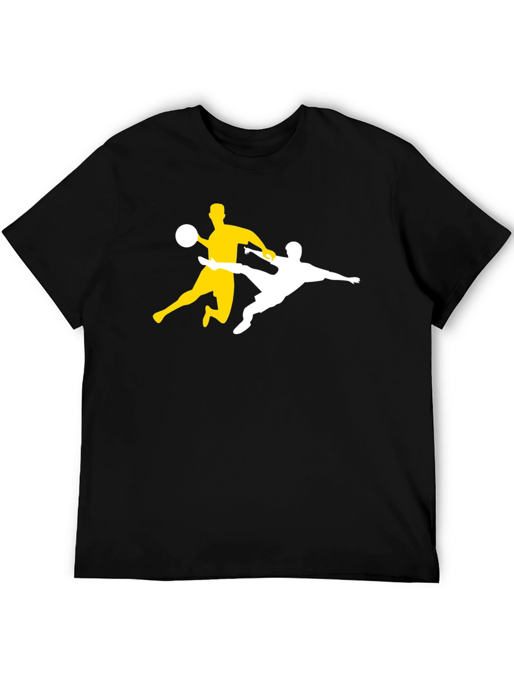 Soccer Players Black T-Shirt