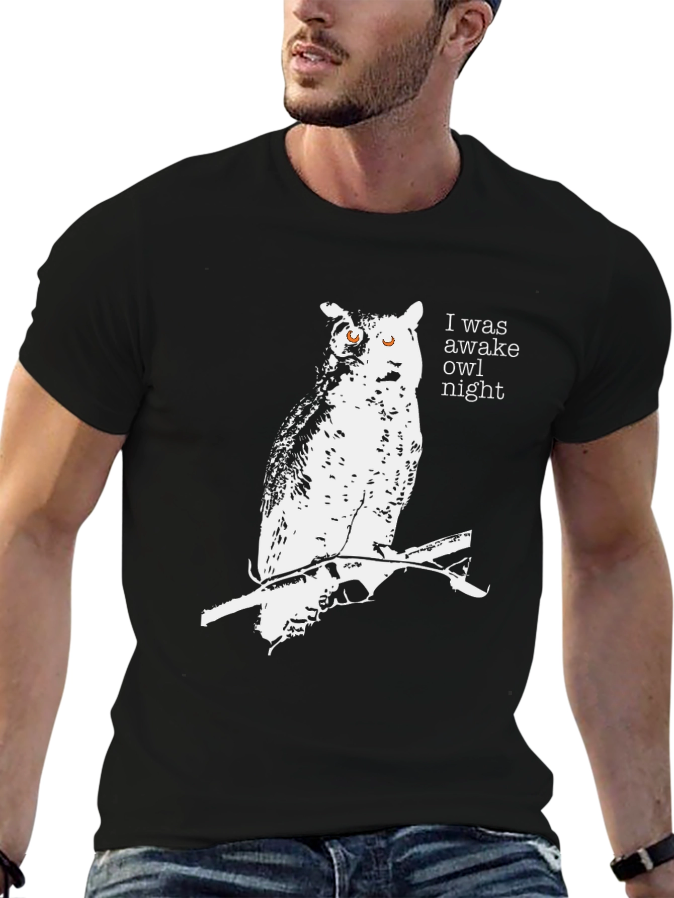 Owl Night T-Shirt - Unique Graphic Tee