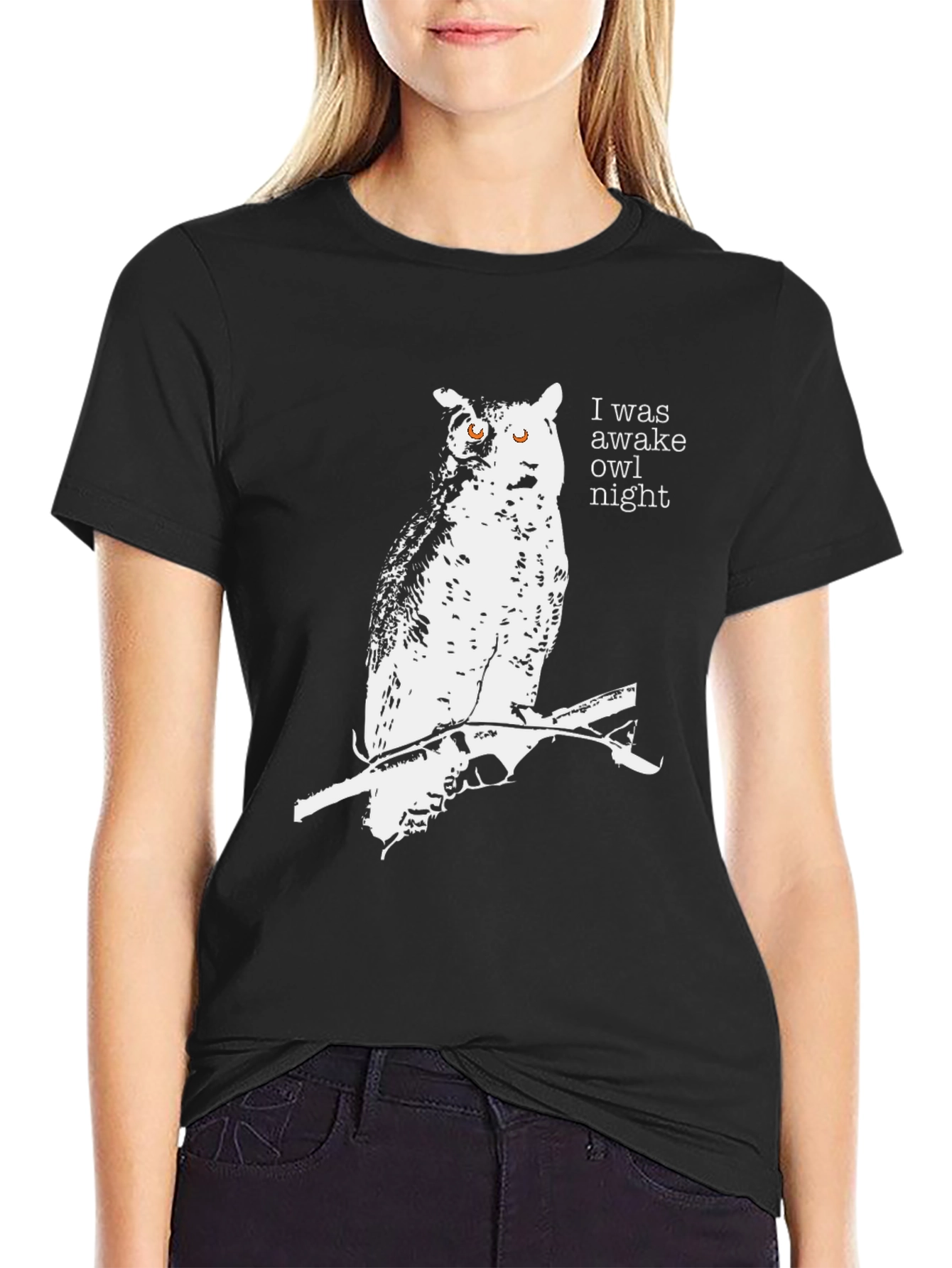 Owl Night T-Shirt - Unique Graphic Tee
