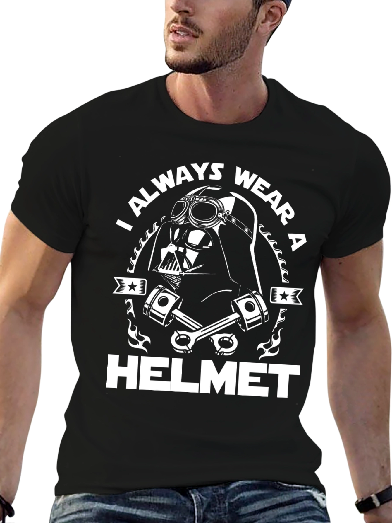 Darth Vader Helmet Graphic T-Shirt