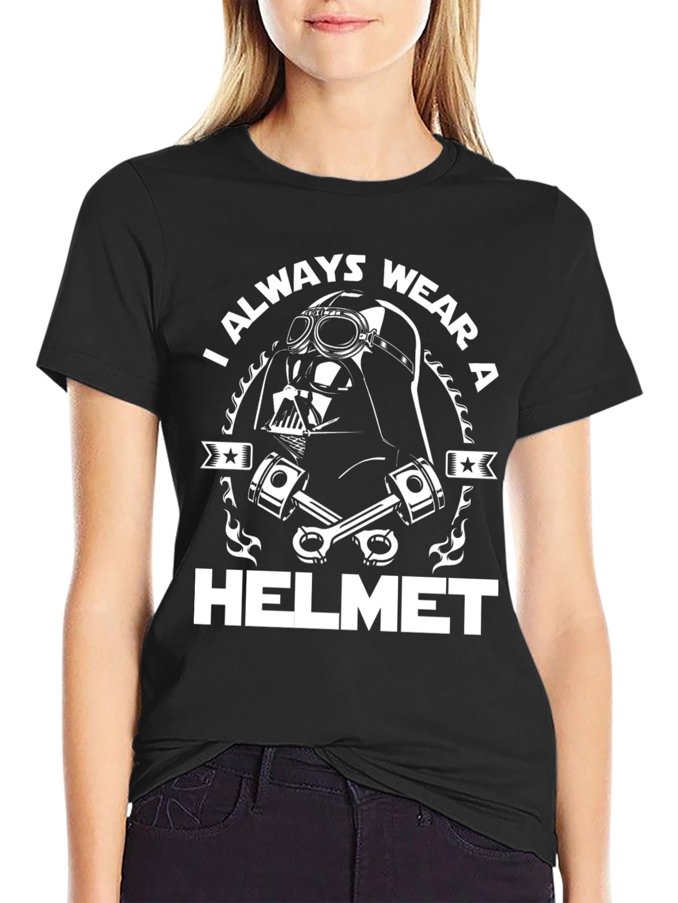 Darth Vader Helmet Graphic T-Shirt