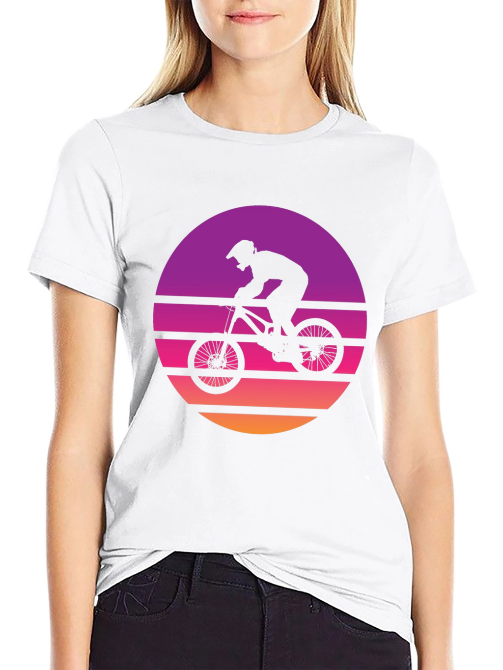 Retro Mountain Biker Graphic Tee