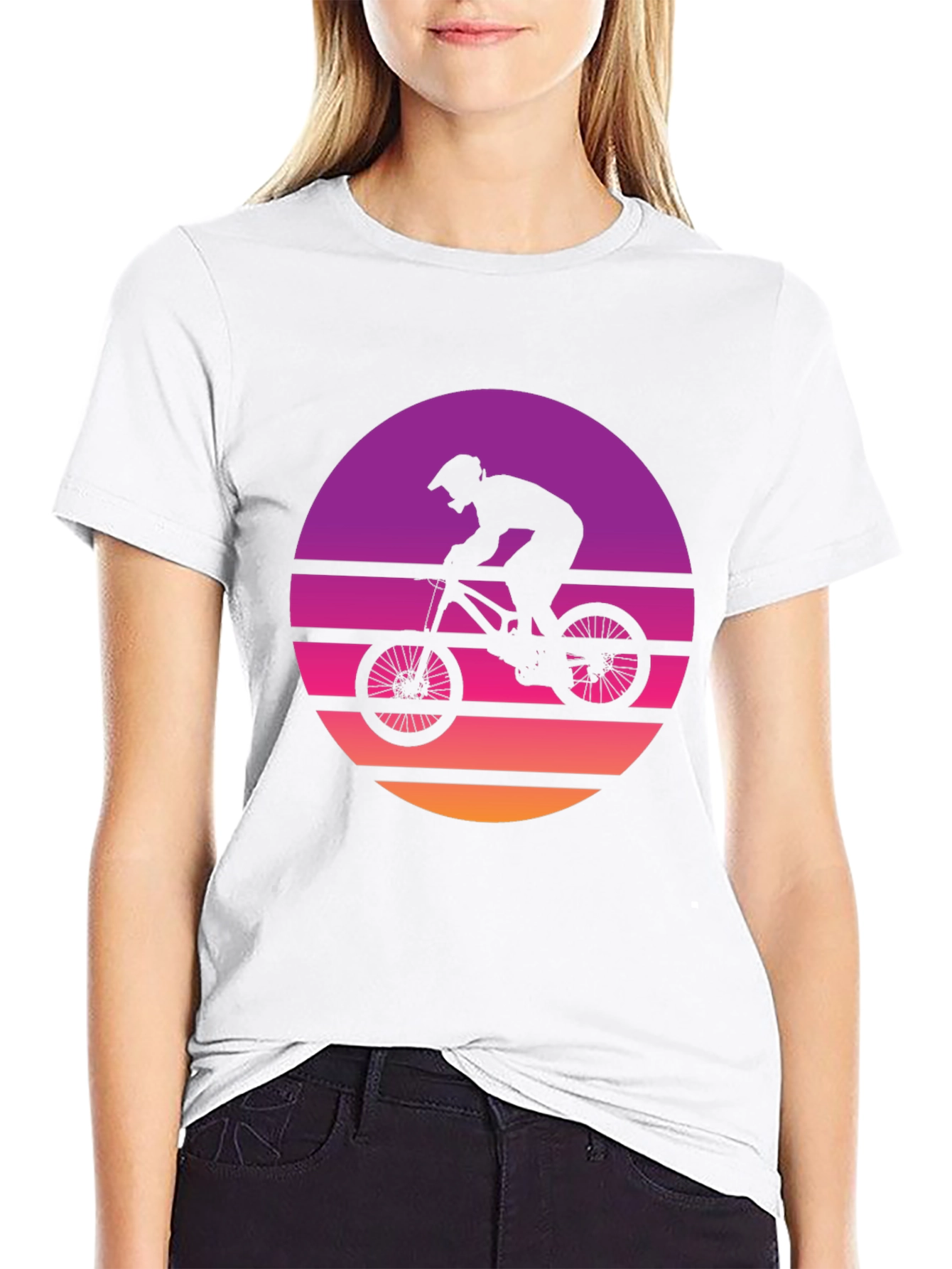 Retro Mountain Biker Graphic Tee