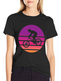 Retro Mountain Biker Graphic Tee
