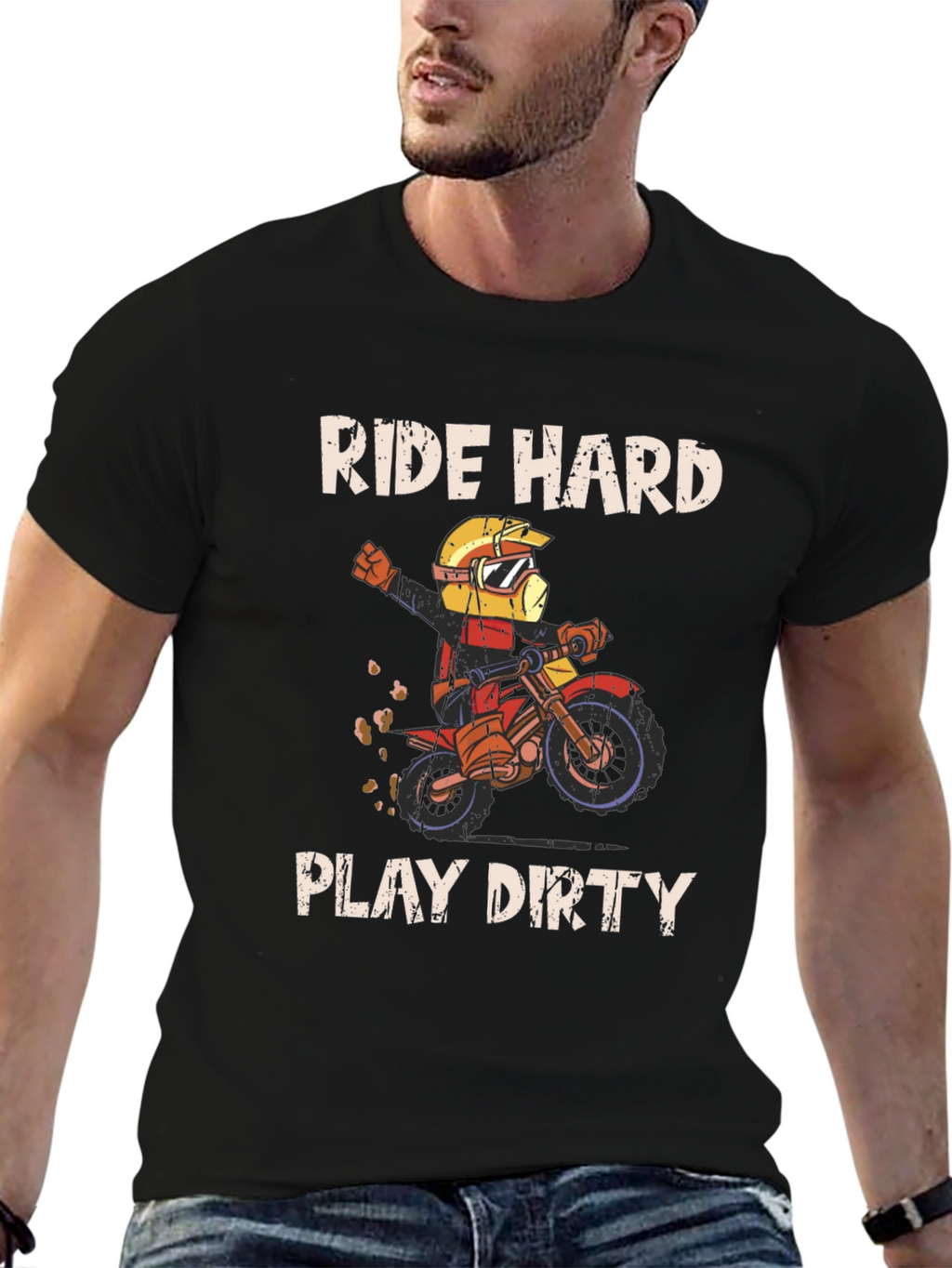 Ride Hard Play Dirty Graphic Tee