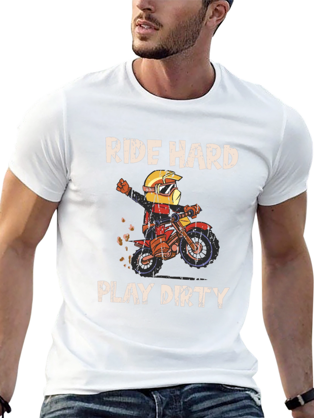 Ride Hard Play Dirty Graphic Tee