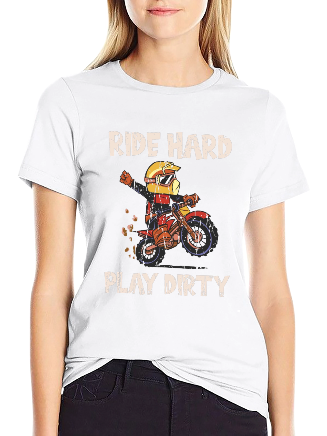 Ride Hard Play Dirty Graphic Tee
