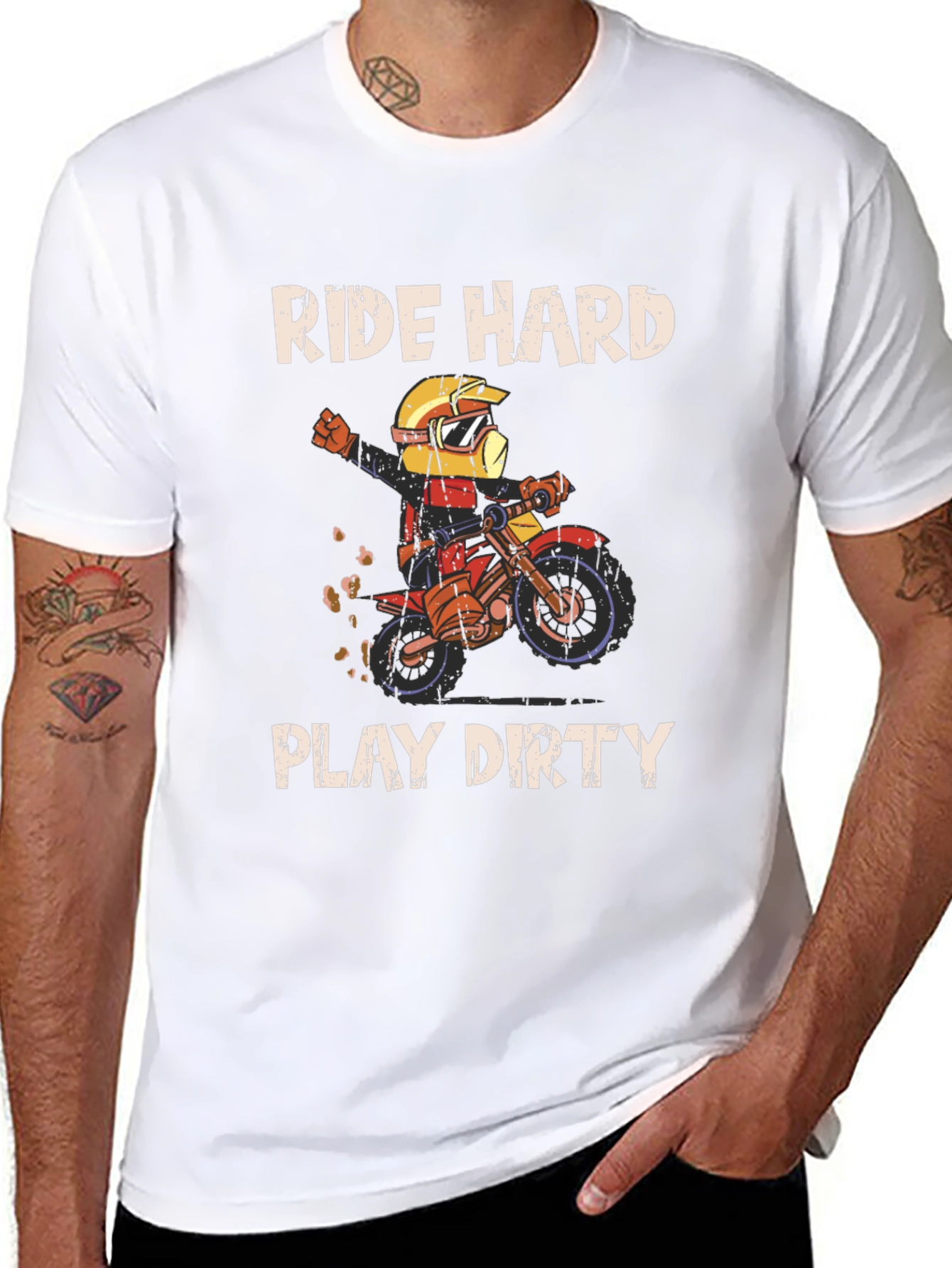 Ride Hard Play Dirty Graphic Tee