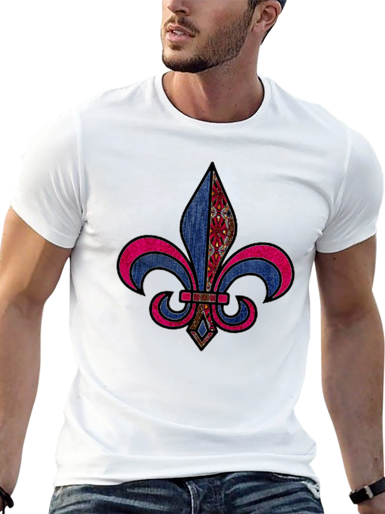 Fleur-de-lis Graphic Tee - Stylish & Unique