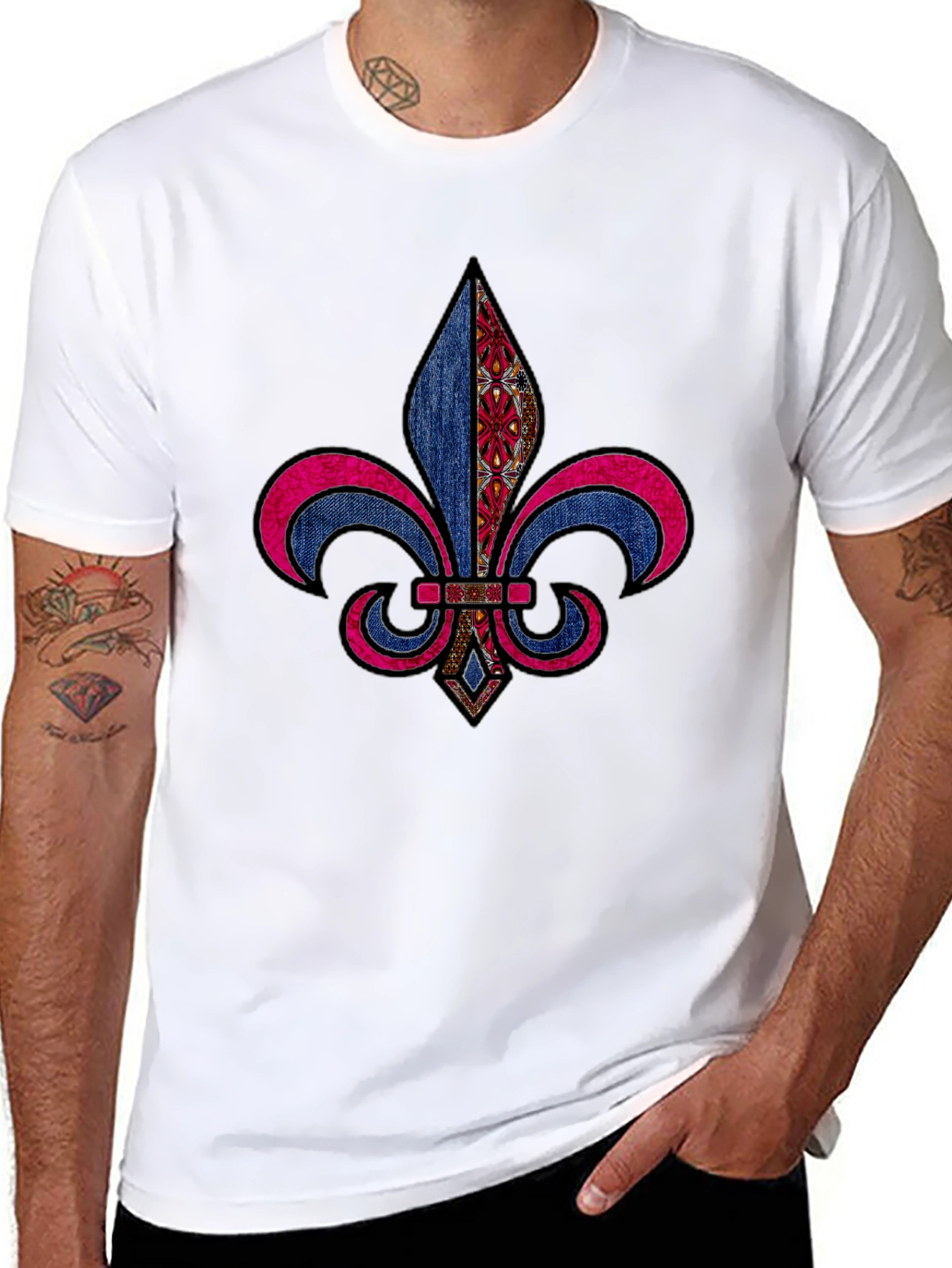 Fleur-de-lis Graphic Tee - Stylish & Unique