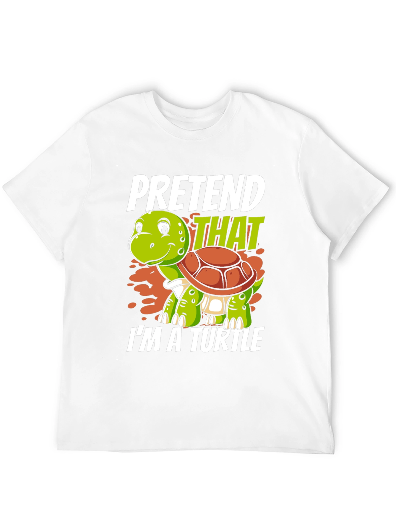 Pretend Im a Turtle Graphic T-Shirt