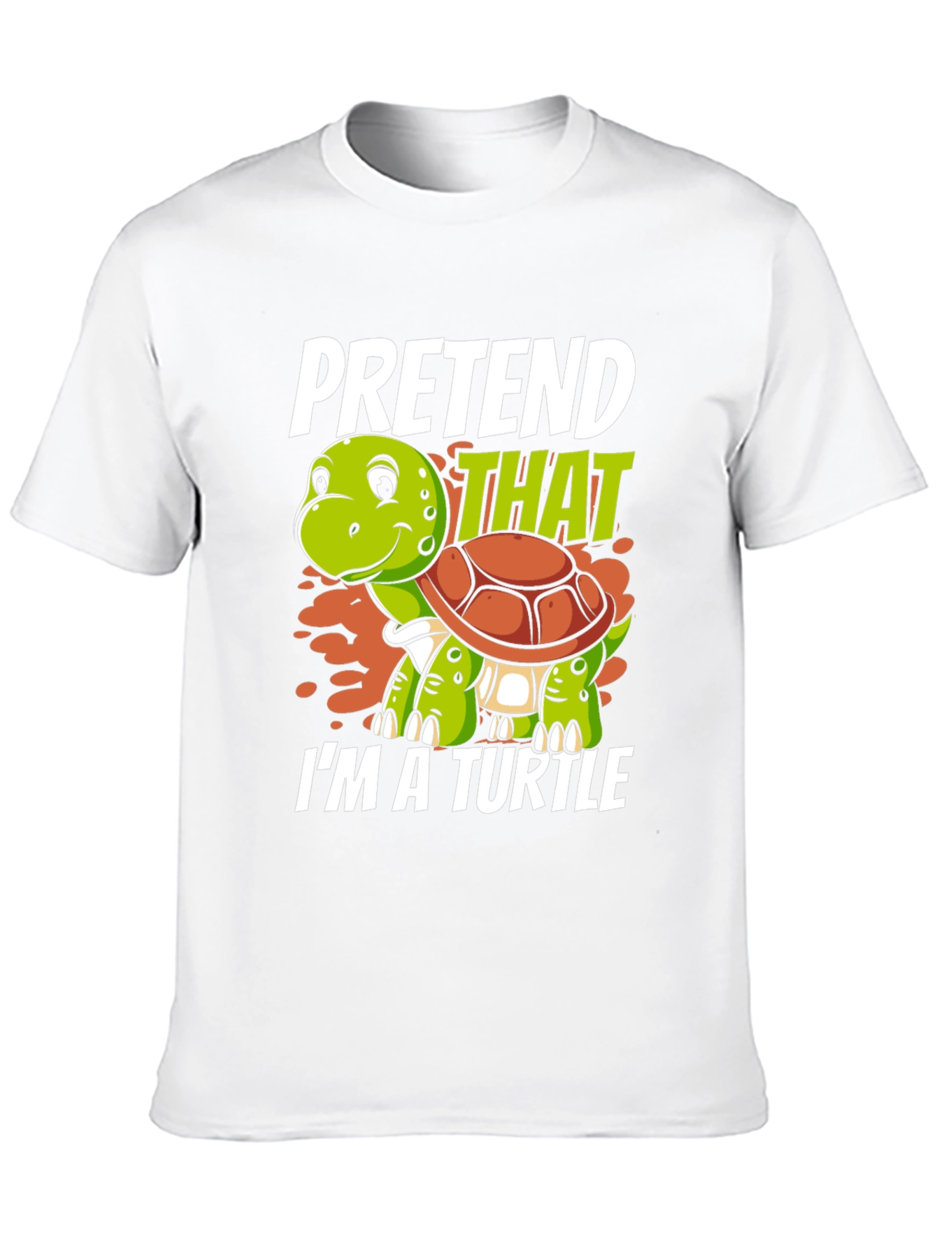 Pretend Im a Turtle Graphic T-Shirt