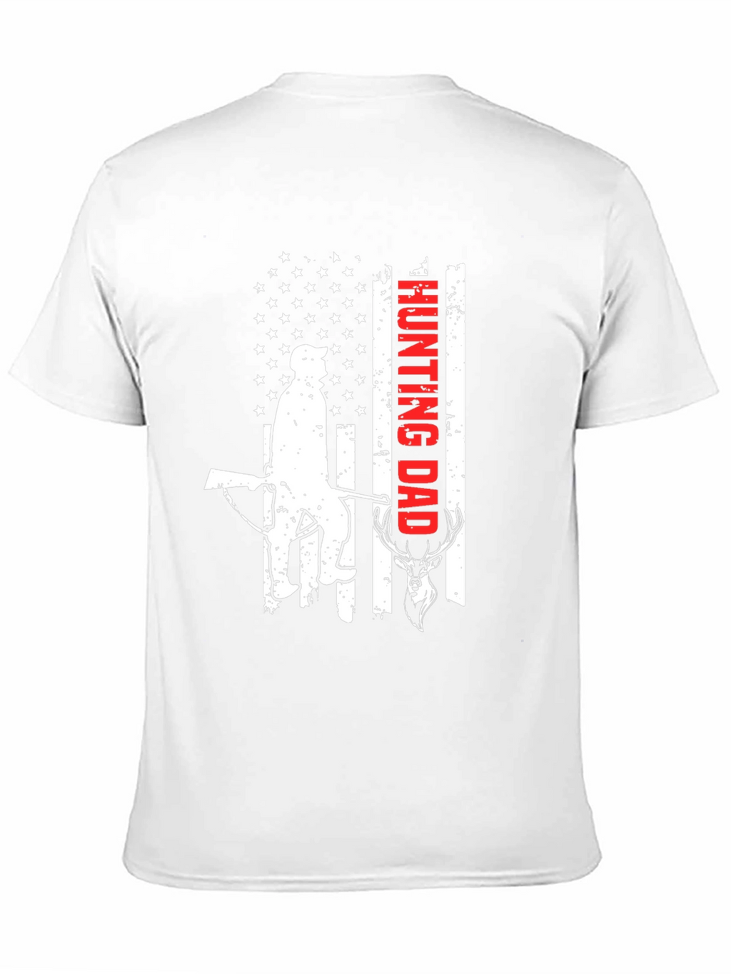 Hunting Dad Graphic Tee - Patriotic Hunter T-Shirt