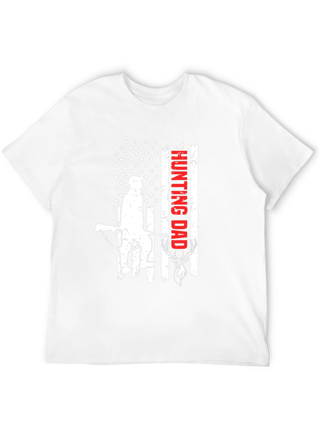 Hunting Dad Graphic Tee - Patriotic Hunter T-Shirt