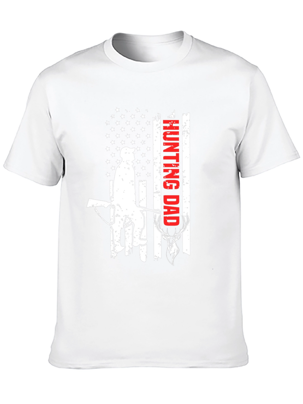 Hunting Dad Graphic Tee - Patriotic Hunter T-Shirt