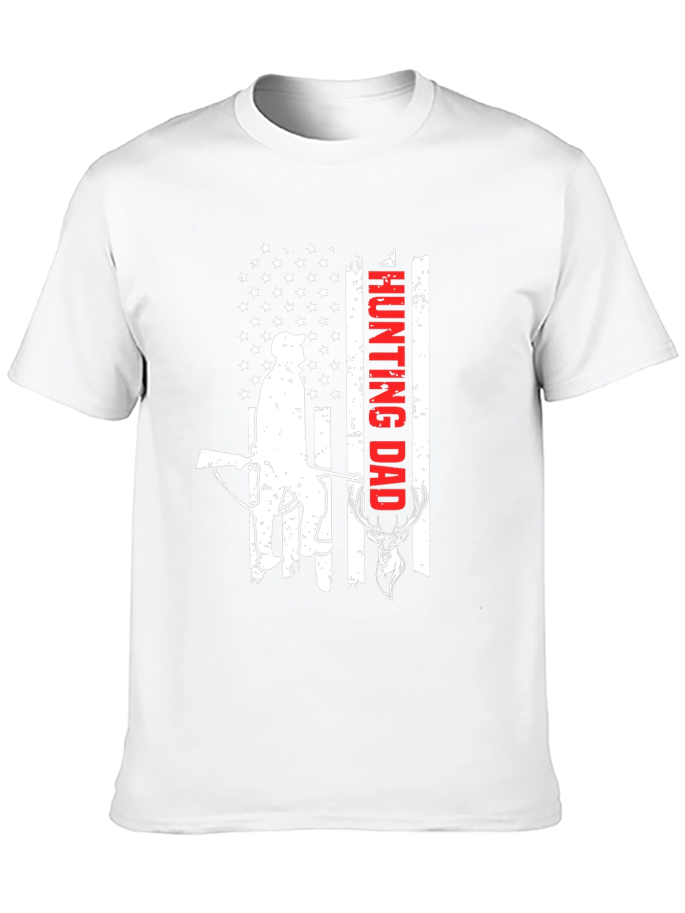 Hunting Dad Graphic Tee - Patriotic Hunter T-Shirt