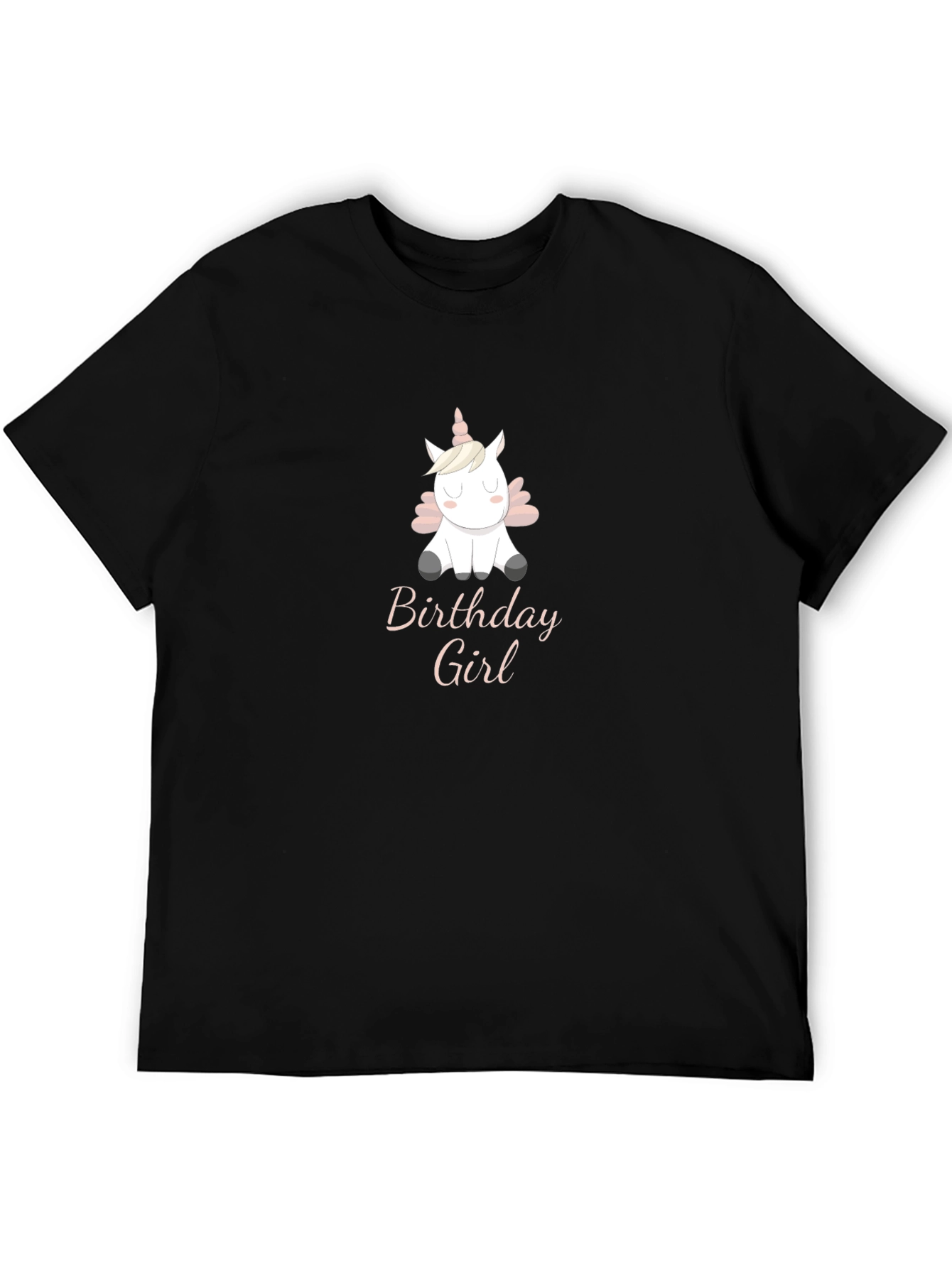 Birthday Girl Unicorn T-Shirt - Cute Graphic Tee