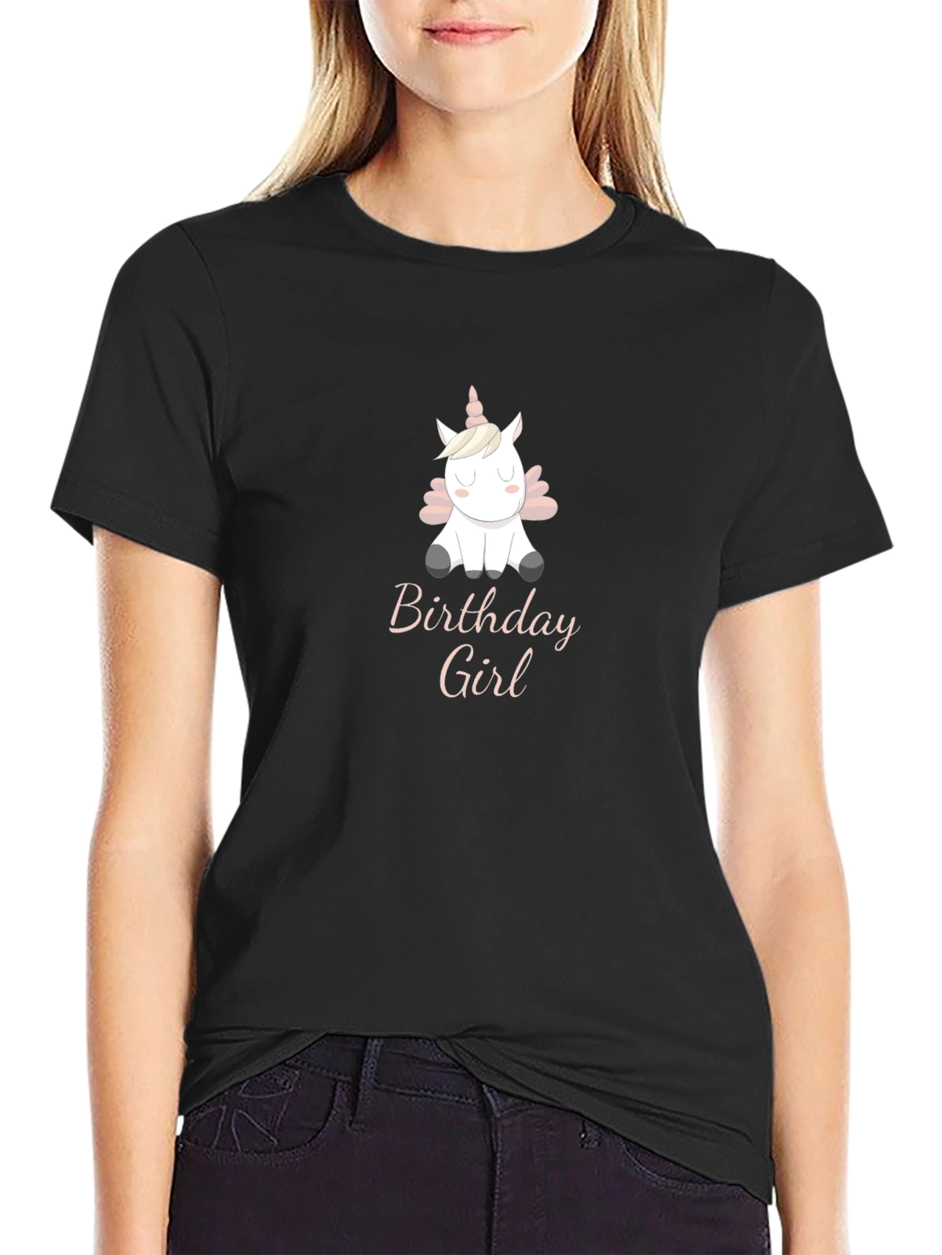 Birthday Girl Unicorn T-Shirt - Cute Graphic Tee
