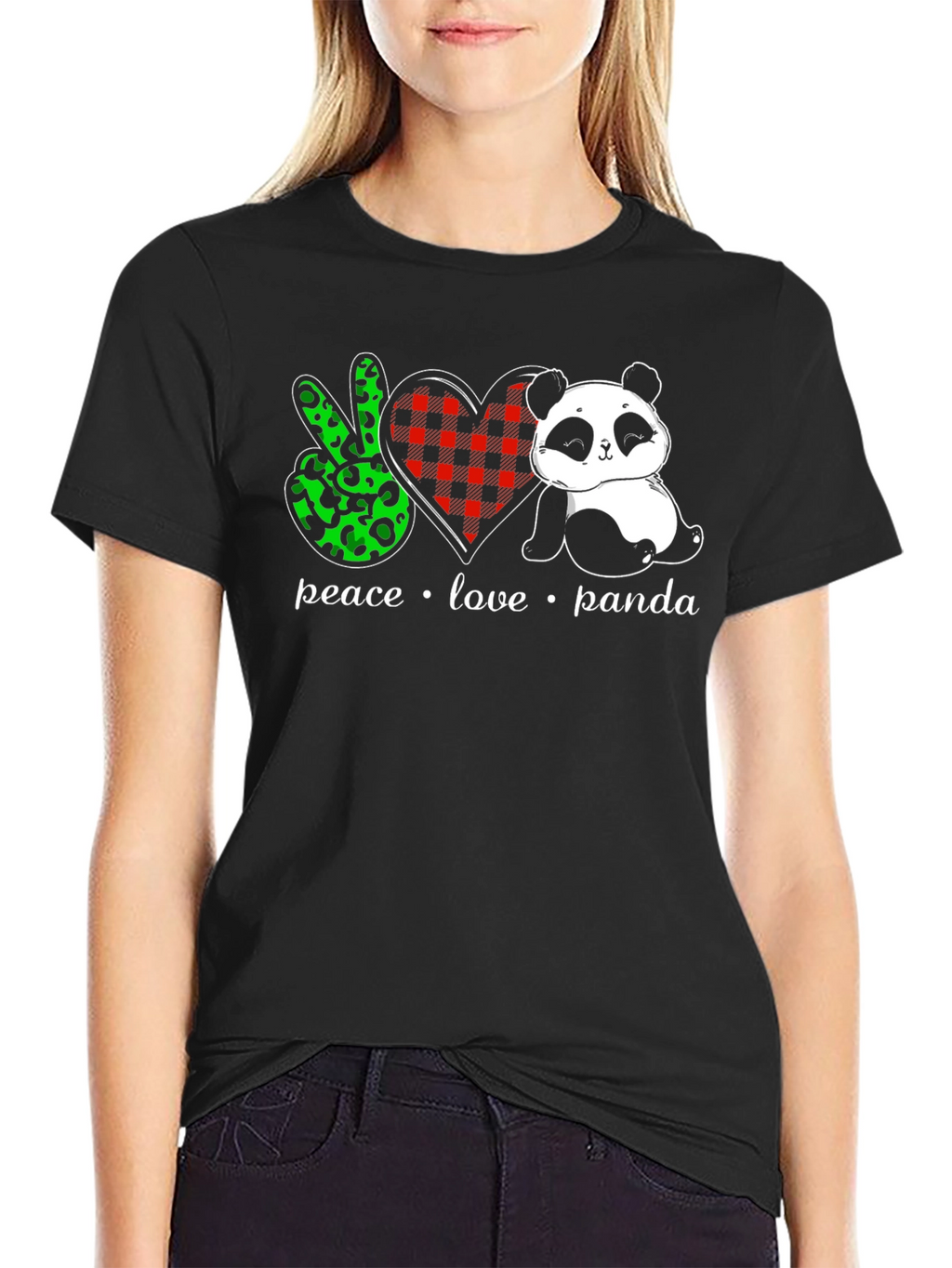 Peace Love Panda T-Shirt